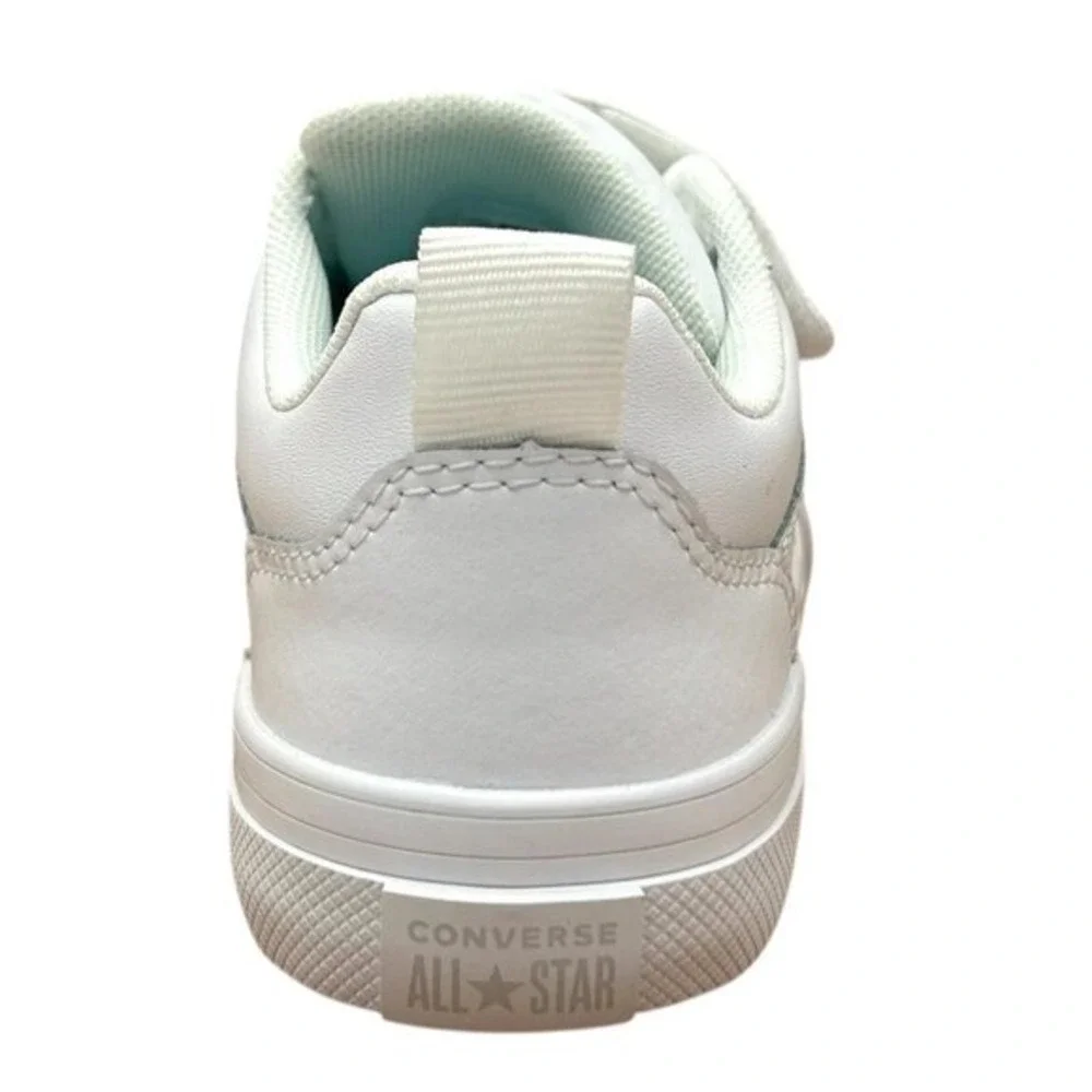 Converse Pro Blaze Youth Boys Girls Slip-on Leather Sneaker‎ Size 2Y Solid White